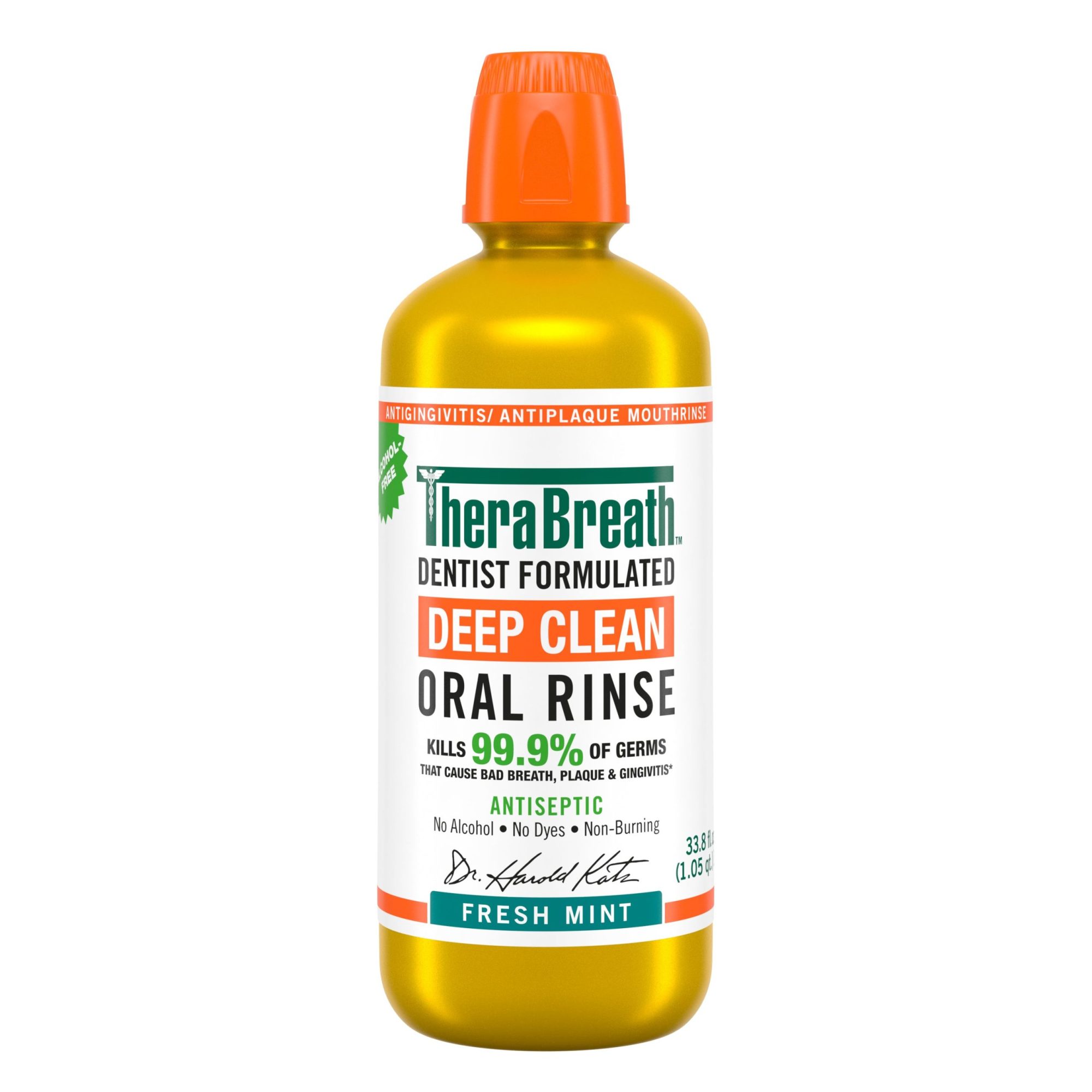 Deep Clean Oral Rinse - Fresh Mint - 33.8 OZ