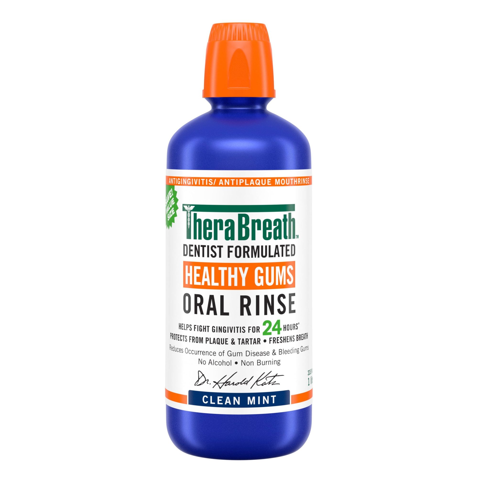 Healthy Gums Oral Rinse W/ Added CPC - Clean Mint - 33.8 OZ