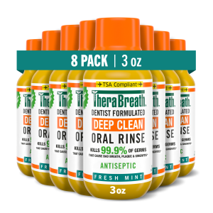 Deep Clean Oral Rinse - Fresh Mint - 3 OZ - 8 Pack