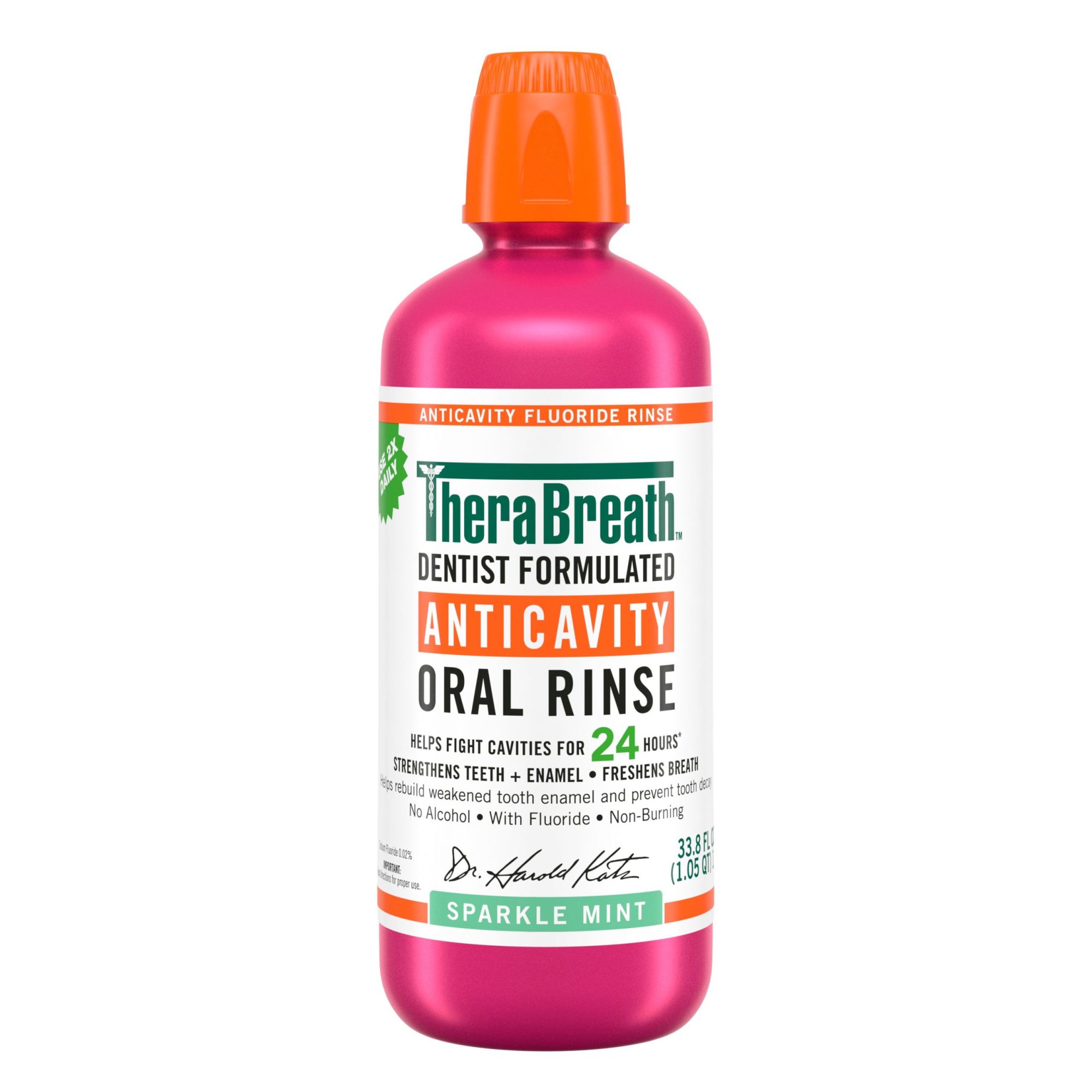 Anticavity Oral Rinse - Sparkle Mint - 33.8 OZ