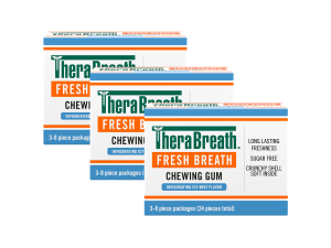 Chewing Gum, Invigorating Icy Mint Flavor - 8 Count (Pack of 9)