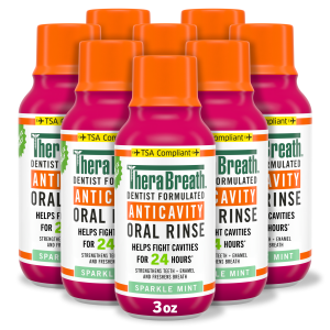 Anticavity Oral Rinse - Sparkle Mint - 3 OZ - 8 Pack