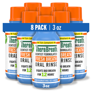 Fresh Breath Oral Rinse - Invigorating Icy Mint - 3 OZ - 8 Pack